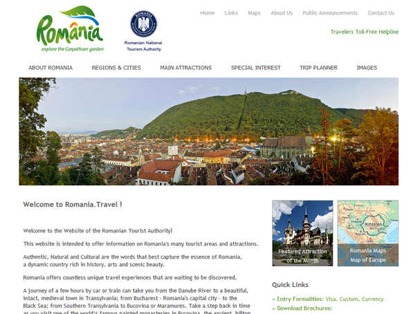 Imaginea articolului România va avea un portal oficial de turism. Ce informaţii va conţine romania.travel