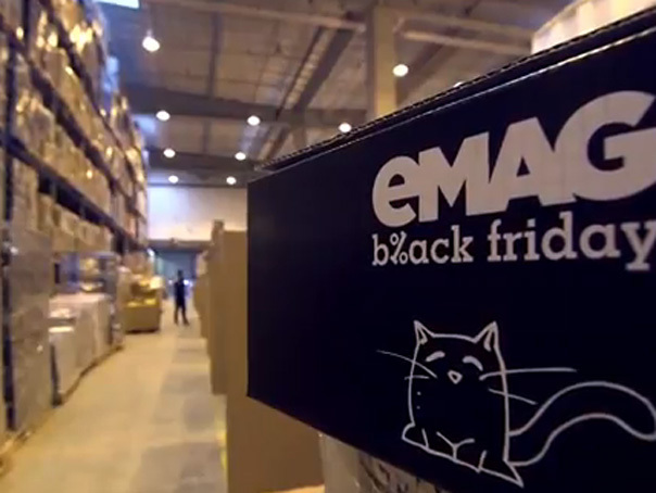 Imaginea articolului EMag a vândut de 202 milioane de lei de Black Friday, cu trei milioane sub estimări. Timpul total petrecut online de vizitatorii site-ului a depăşit 116 ani