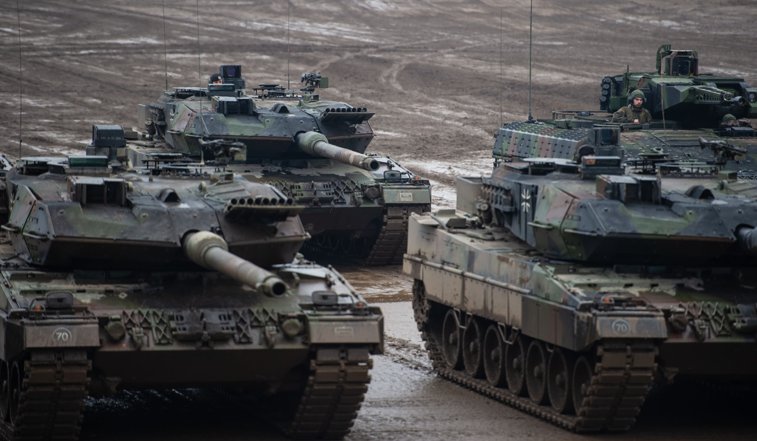 Imaginea articolului Acţiunile Rheinmetall, producătorul tancurilor Leopard, au crescut de peste două ori în ultimul an