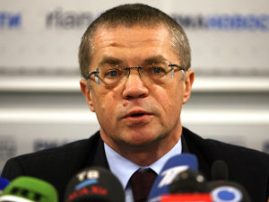 Vicepreşedintele companiei ruse Gazprom, Aleksandr Medvedev (Imagine: Mediafax Foto/AFP)
