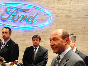 Băsescu: Proiectul Ford de la Craiova va continua