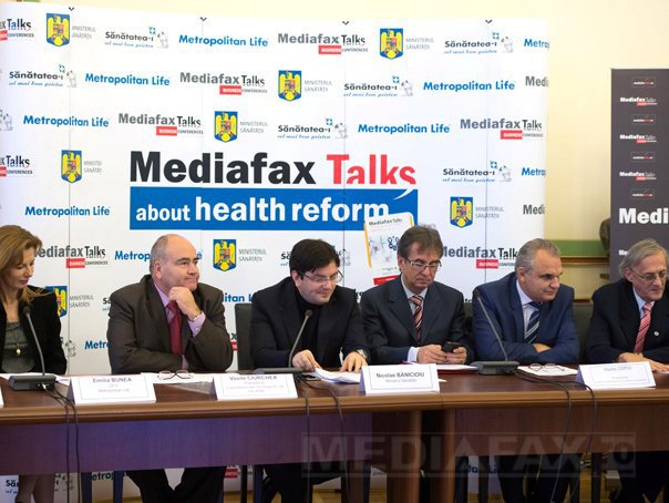 Imaginea articolului CONFERINŢA "Mediafax Talks About Health Reform": Principalele declaraţii de la eveniment