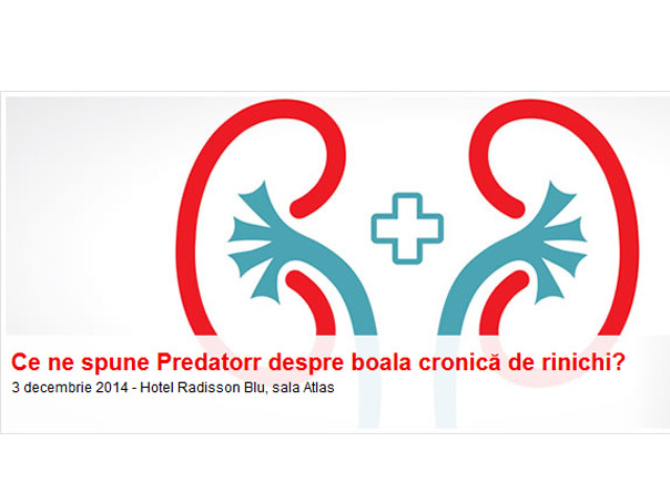 Imaginea articolului Conferinţă Mediafax Health: Ce ne spune PREDATORR despre boala cronică de rinichi?