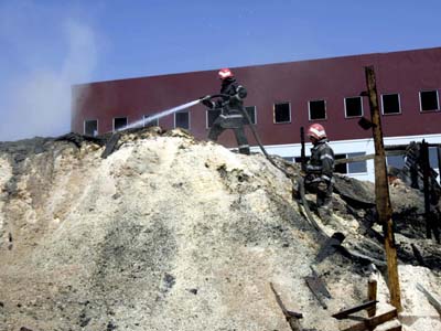 Imaginea articolului INCENDIU la groapa de gunoi Glina din Capitală. Focul a fost stins după aproximativ 12 ore