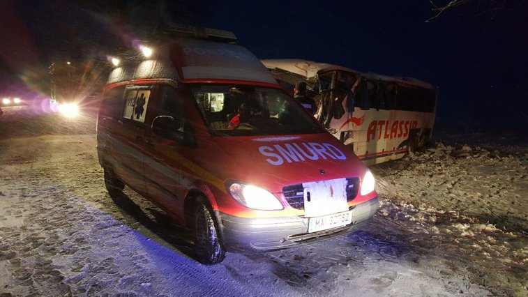 Imaginea articolului Accident grav pe DN 69, în Arad, după ce un şofer băut a ajuns cu maşina în şanţ