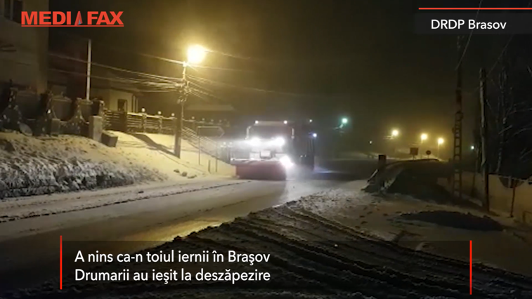 Imaginea articolului  Vine Paştele, dar a nins ca-n toiul iernii în Braşov