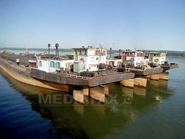 Imaginea articolului Nave blocate pe Dunăre din cauza nivelului scăzut al fluviului
