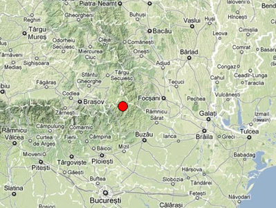 Cutremur cu magnitudinea de 4 grade în Vrancea Cutremur