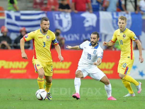 Imaginea articolului România a remizat cu Grecia, scor 0-0, în preliminariile Euro-2016. "Naţionala", pe locul doi în grupa F, după opt etape