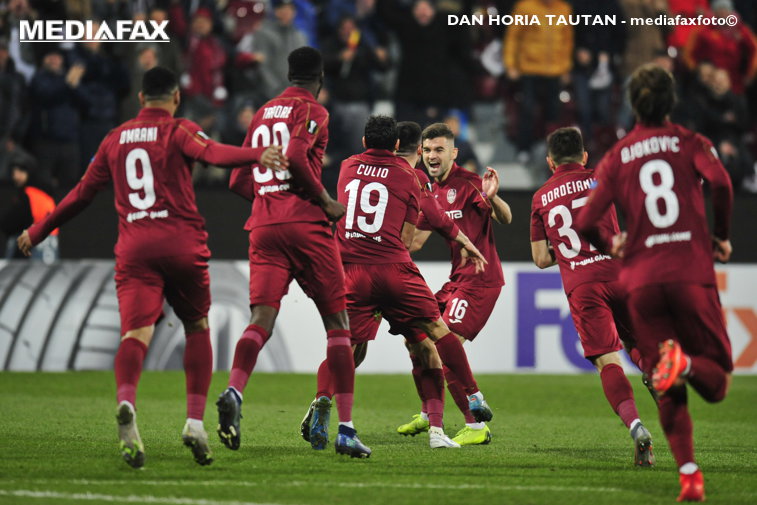 Imaginea articolului CFR Cluj are şase puncte avans în fruntea Ligii 1 