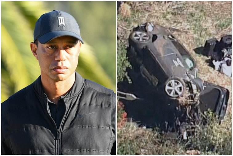 Imaginea articolului UPDATE: Tiger Woods, internat în urma unui accident rutier grav. VIDEO