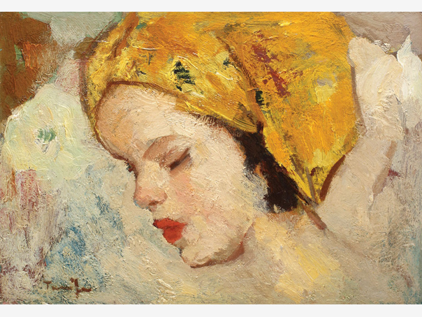 Imaginea articolului Tabloul "Cap de copil", de Nicolae Tonitza, estimat între 60.000 şi 90.000 de euro, la Artmark