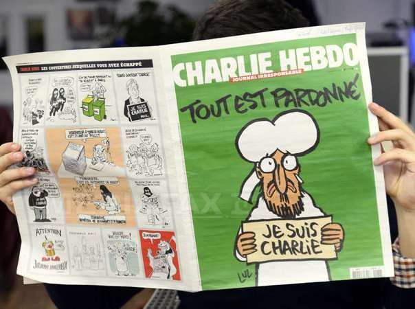 Imaginea articolului Cum arată coperta numărului special al Charlie Hebdo, care va apărea la un an de la atacul terorist care i-a decimat echipa - FOTO