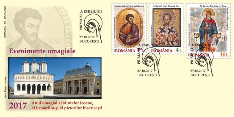 Imaginea articolului Mesaje ale Bisericii Ortodoxe Române pe mărci poştale