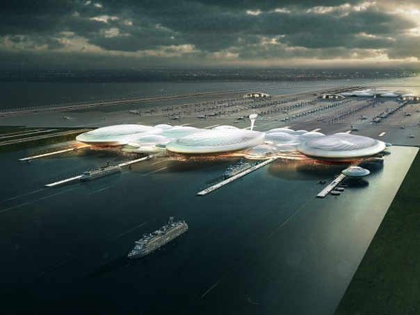 Imaginea articolului Un nou aeroport în Marea Britanie, pe o insulă artificială. Cum ar putea arăta construcţia de 47 de miliarde de lire - FOTO