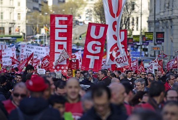 Imaginea articolului Manifestaţii de amploare în Spania împotriva austerităţii