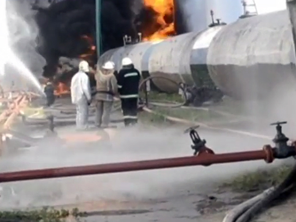 Imaginea articolului Patru morţi în urma incendiului de amploare de la un depozit de carburanţi din apropiere de Kiev - VIDEO