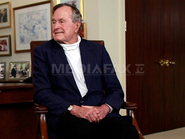 Imaginea articolului Fostul preşedinte american George H.W. Bush a fost spitalizat, la o zi după funeraliile soţiei sale