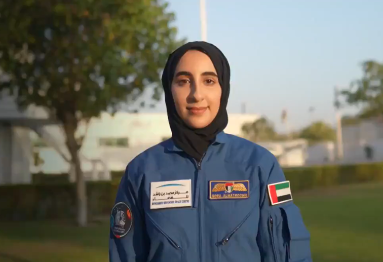 Imaginea articolului VIDEO Moment istoric: Nora Al-Matrooshi este prima femeie astronaut din Emiratele Arabe Unite