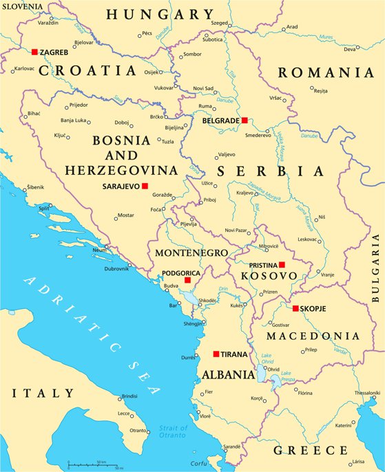 Imaginea articolului Reuters: Un document neoficial al UE ar propune redesenare graniţelor din zona balcanică