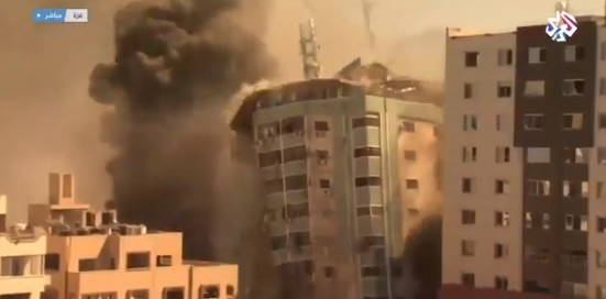 Imaginea articolului  Motivele atacului israelian asupra clădirii din Gaza în care se aflau birourile mai multor redacţii internaţionale. Hamas depozita un sistem de bruiaj