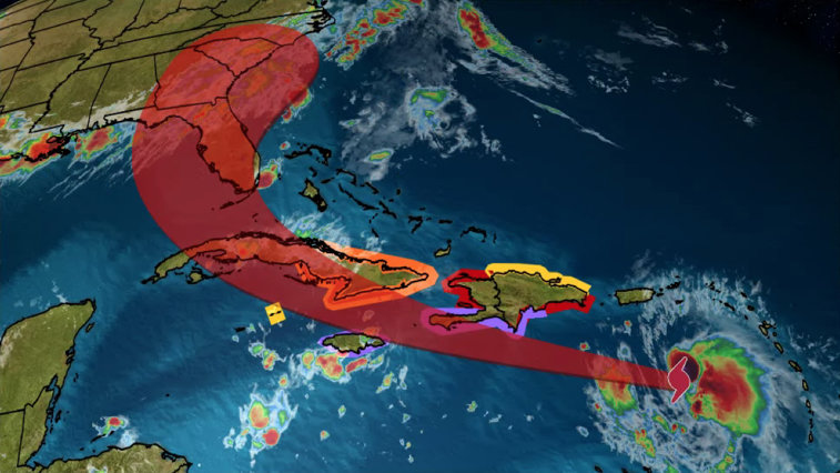 Imaginea articolului Uraganul Elsa, primul care a lovit Barbados în ultimii 60 de ani. Încotro se îndreaptă furtuna? Modelele arată mai multe variante posibile