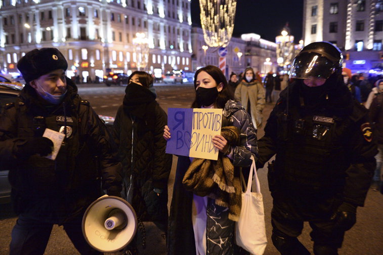 Imaginea articolului Proteste masive în toată Rusia. Peste 1500 de persoane au fost arestate