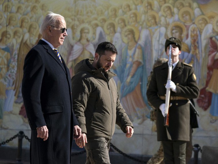 Imaginea articolului Preşedintele Biden părăseşte Kievul după vizita memorabilă