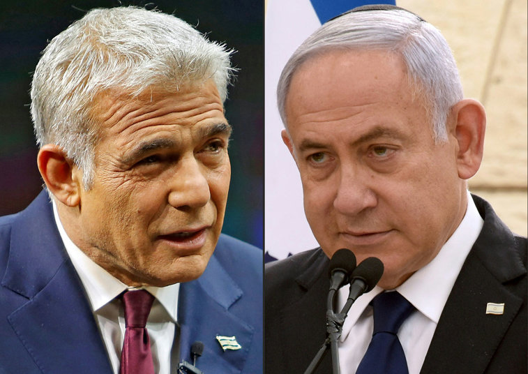 Imaginea articolului Preşedintele opoziţiei, Yair Lapid, îl critică pe premierul Benjamin Netanyahu după discursul premierului 