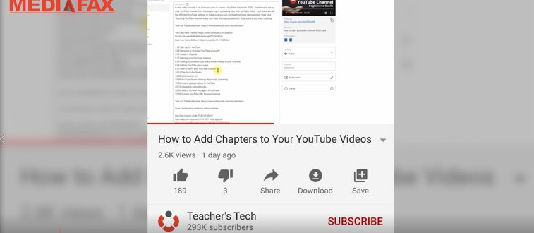 Imaginea articolului YouTube lansează Video Chapters, funcţia care te ajută să vizionezi mai uşor ce te interesează