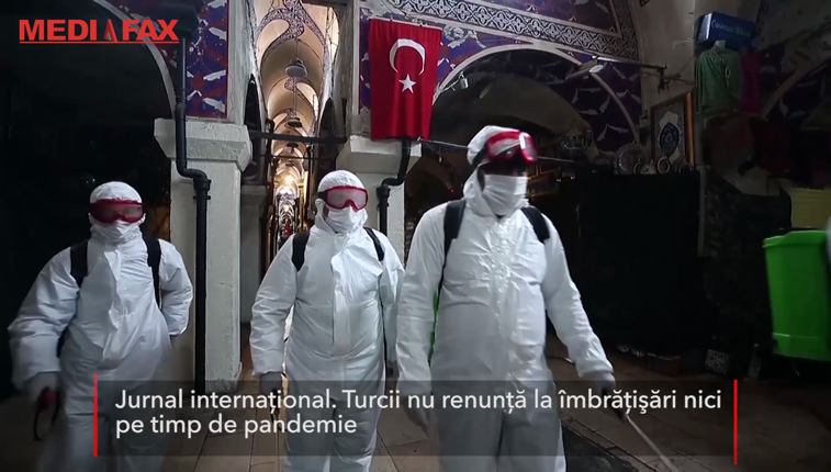Imaginea articolului Jurnal internaţional. Turcii nu renunţă la îmbrăţişări nici pe timp de pandemie 