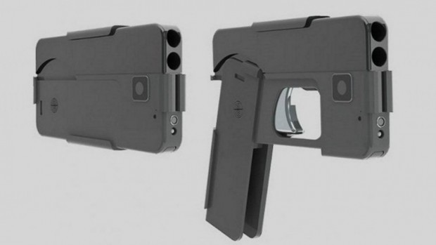 Imaginea articolului A fost inventat pistolul care seamănă cu o carcasă de Iphone