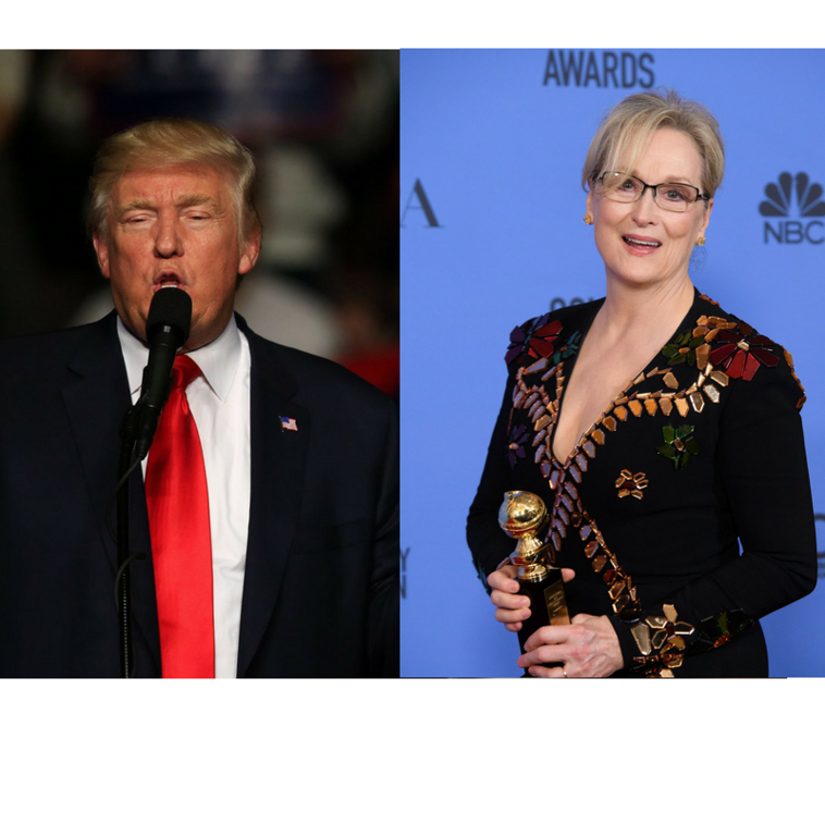Imaginea articolului VIDEO Donald Trump, critici acide din partea actorilor prezenţi la Globurile de Aur. Ce replică dură i-a dat preşedintele ales al SUA lui Meryl Streep