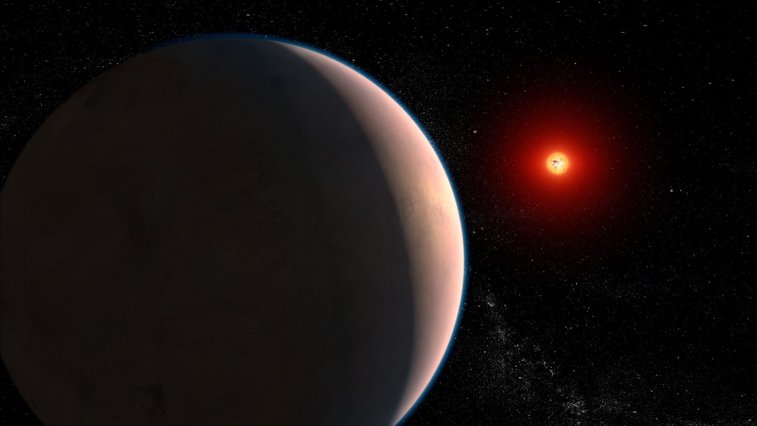 Imaginea articolului Telescopul Webb detectează o planetă îndepărtată care prezintă indicii ale unei atmosfere bogate în vapori de apă