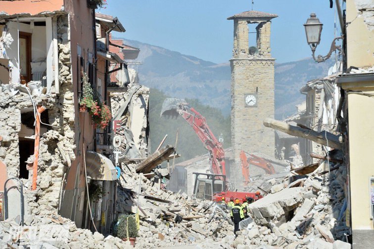Imaginea articolului Cutremurele din centrul Italiei pot fi comparate cu efectul unor piese de domino