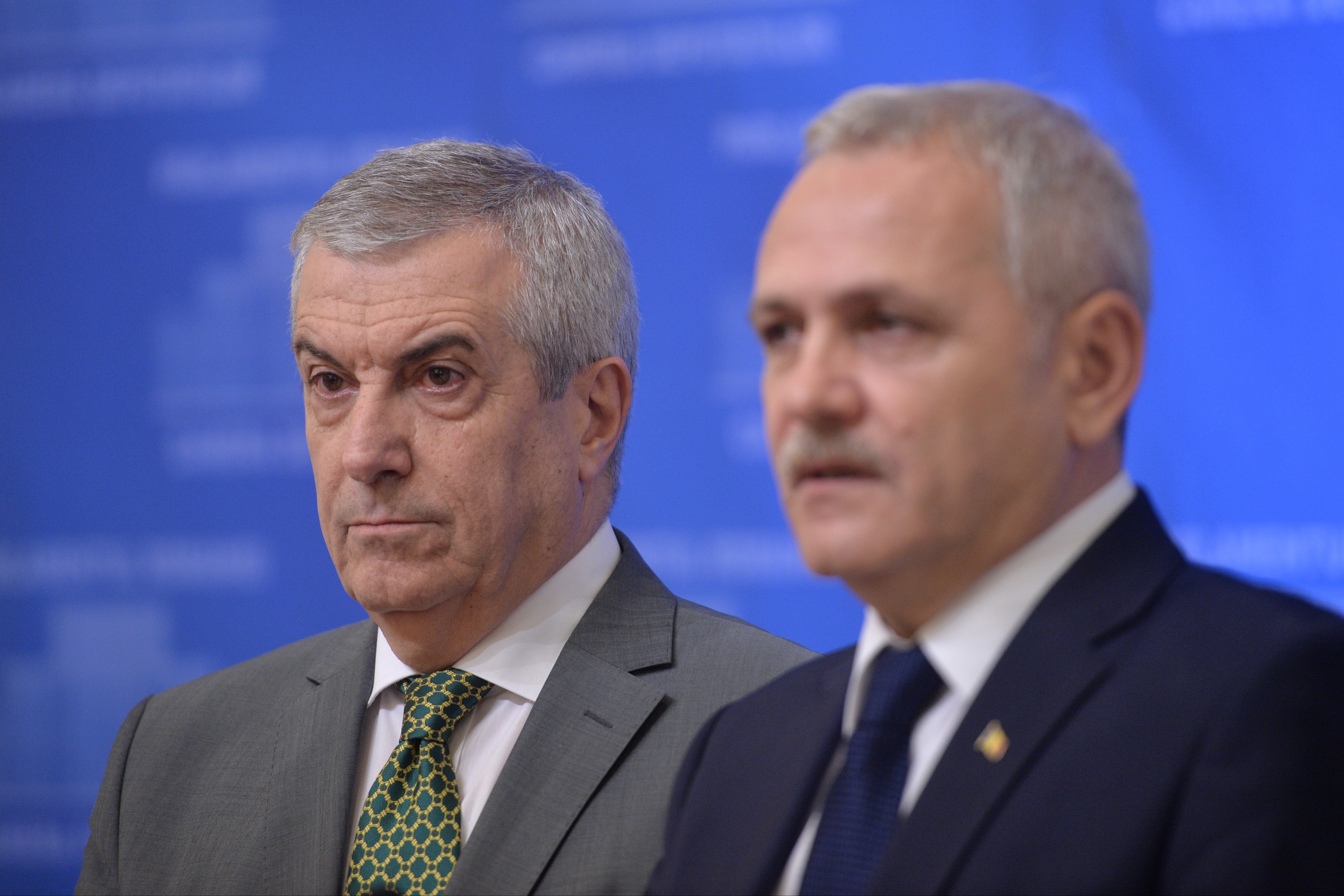 Liviu Dragnea şi Călin Popescu Tăriceanu s-au întâlnit la Parlament pentru a discuta suspendarea preşedintelui Iohannis