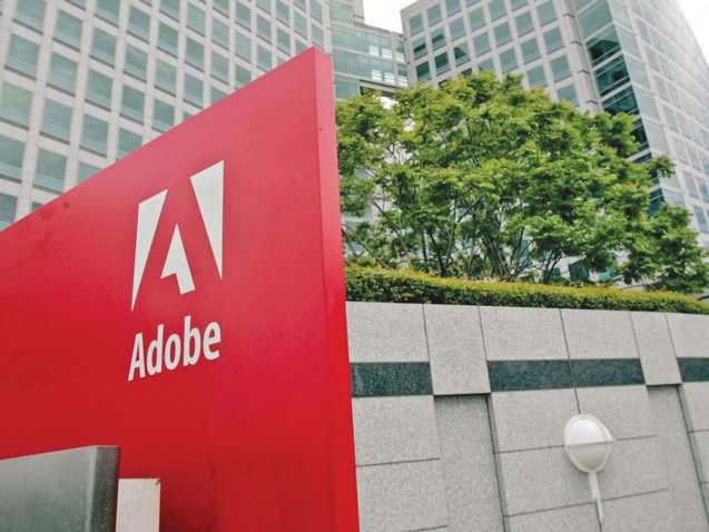 Prăbuşire pe bursă pentru Adobe: Acţiunile gigantului american au scăzut cu până la 11% după ce a raportat venituri solide, în creştere cu 11%, dar estimează venituri sub aşteptări analiştilor