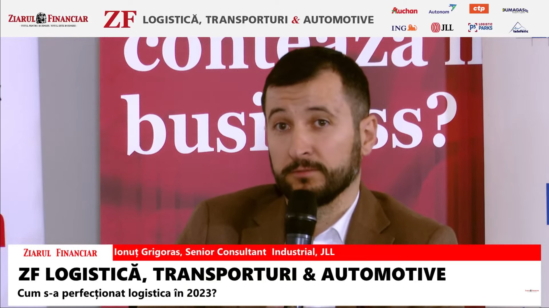 Ionuţ Grigoraş, JLL: Vedem în acest an o cerere mai mare din zona de producţie, în special pentru Bucureşti şi pentru regiunea Moldovei