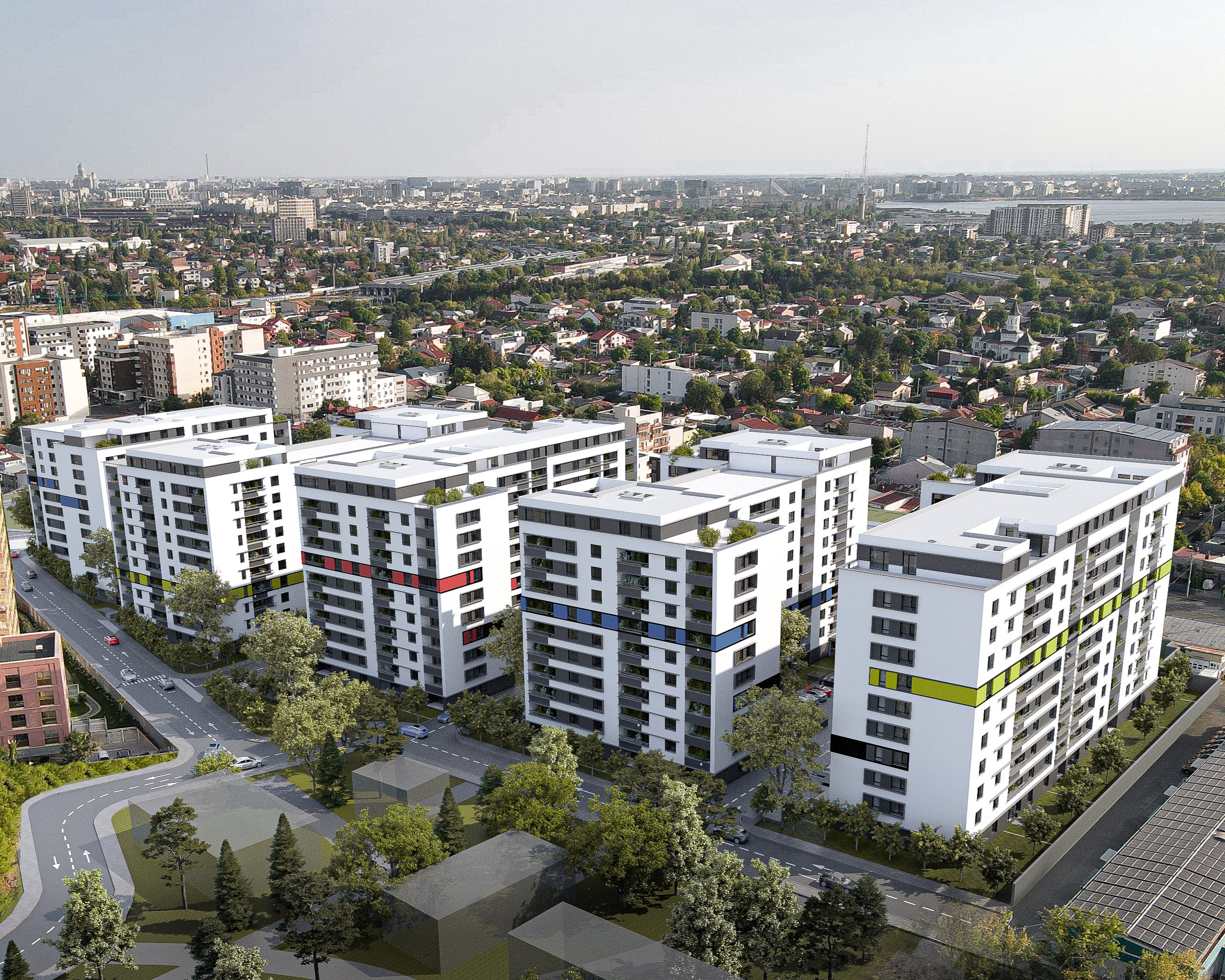 Dezvoltatorul imobiliar Akcent Development construieşte 723 de apartamente în zona Bucureştii Noi din Capitală, o investiţie de 90 de milioane de euro. Proiectul urmează să fie finalizat în octombrie 2025
