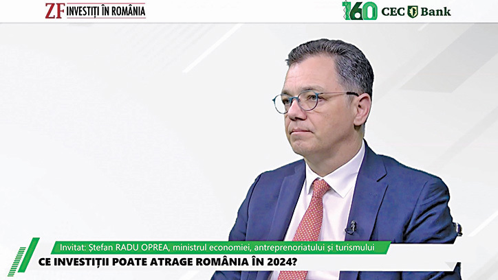 Ştefan Radu Oprea, ministrul economiei: Energia verde alături de stocarea carbonului pot fi atuuri importante pentru a atrage investiţii în România