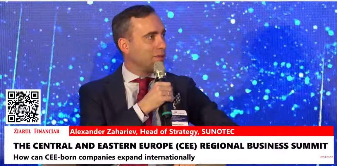 Alexander Zahariev, Head of Strategy SUNOTEC: Strategia principală în extinderea businessului este aceea de a merge după clienţii noştri. De fiecare dată când aceştia s-au dus în alte pieţe, noi i-am urmat  