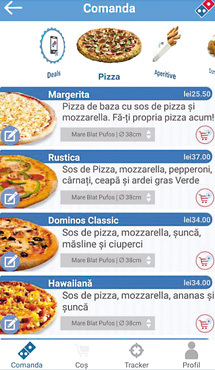 Aplicaţia zilei: Domino’s Pizza România