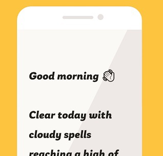 Aplicaţia zilei: Appy Weather: the most personal weather app
