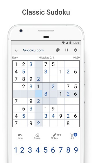 Aplicaţia zilei: Sudoku.com - Free Sudoku Puzzles