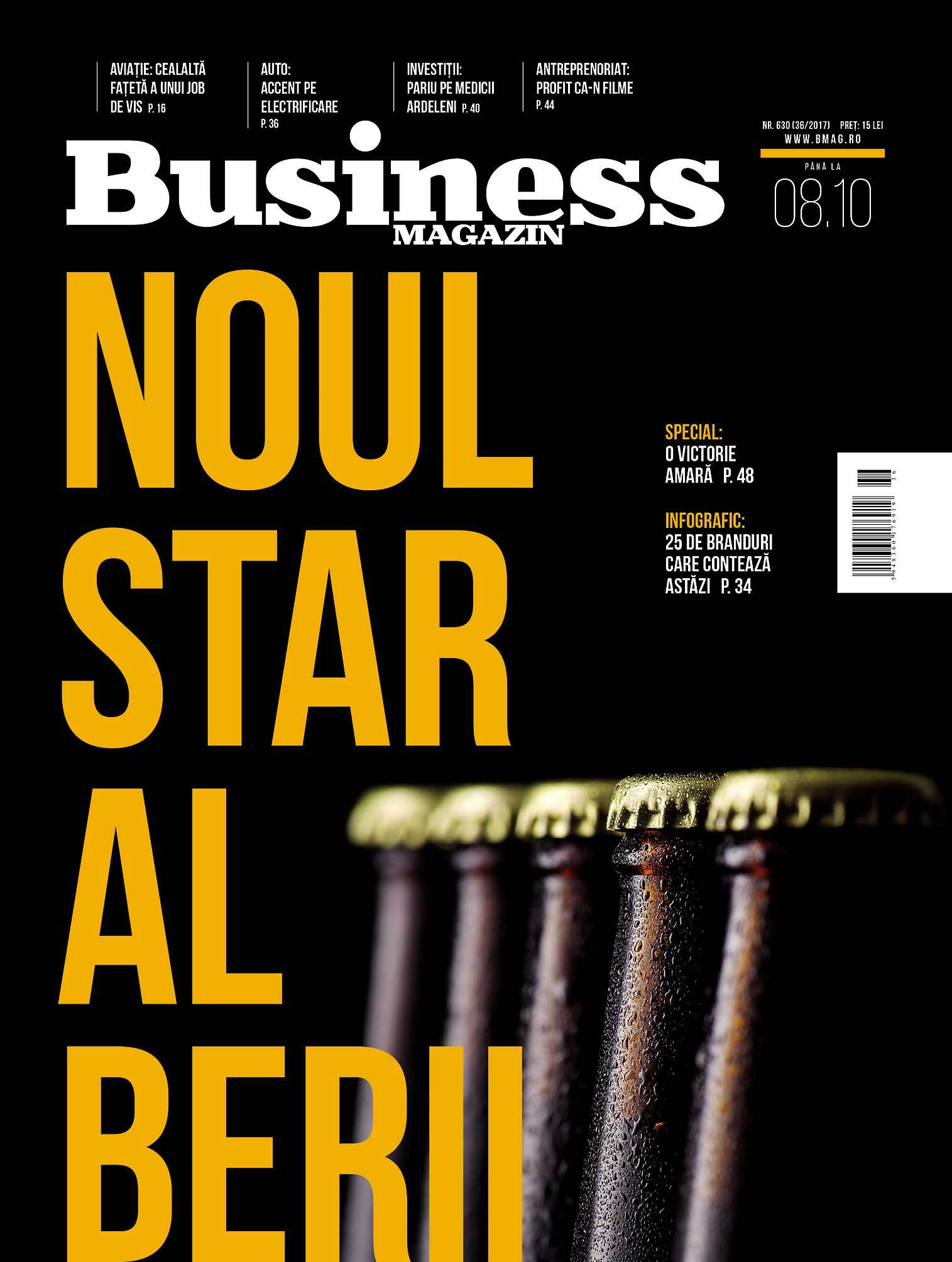 Ce puteţi citi în numărul din această săptămână al revistei Business MAGAZIN: „Artizanala, noul star al berii” 