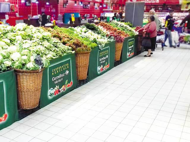 Carrefour: Cooperativa agricolă Vărăşti asigură 37% din totalul legumelor pe care le comercializăm