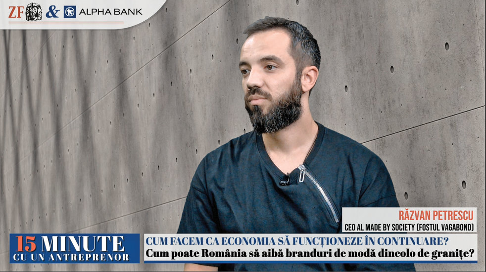 ZF 15 minute cu un antreprenor, un proiect Ziarul Financiar şi Alpha Bank. Răzvan Petrescu, CEO al Made by Society/Vagabond: Vrem să ne extindem în Polonia. Dacă vrem să devenim internaţionali, trebuie să avem un ADN foarte bine implementat