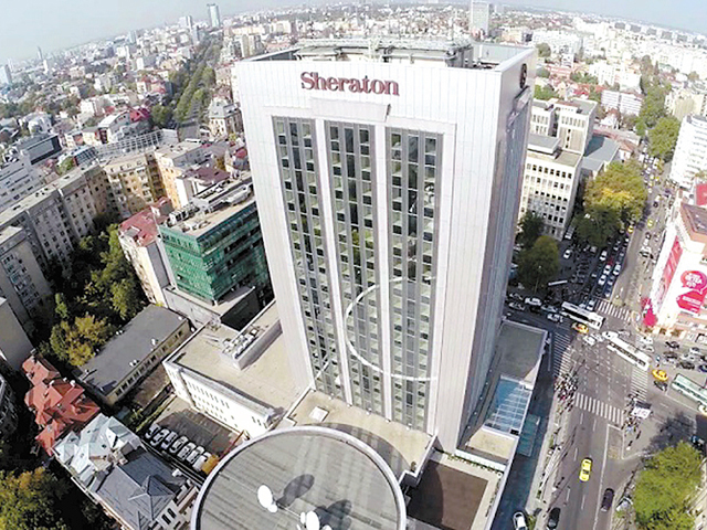 Hotelul de cinci stele Sheraton Bucureşti, afaceri mai mari cu 10% în ianuarie-august