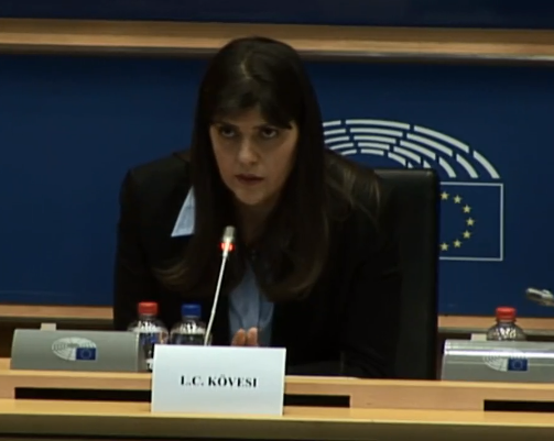 Ce declară Laura Kodruţa-Kovesi, la Bruxelles, în timpul audierilor pentru funcţia de procuror şef european: Sunt conştientă că aţi fost expuşi la informaţii negative despre mine