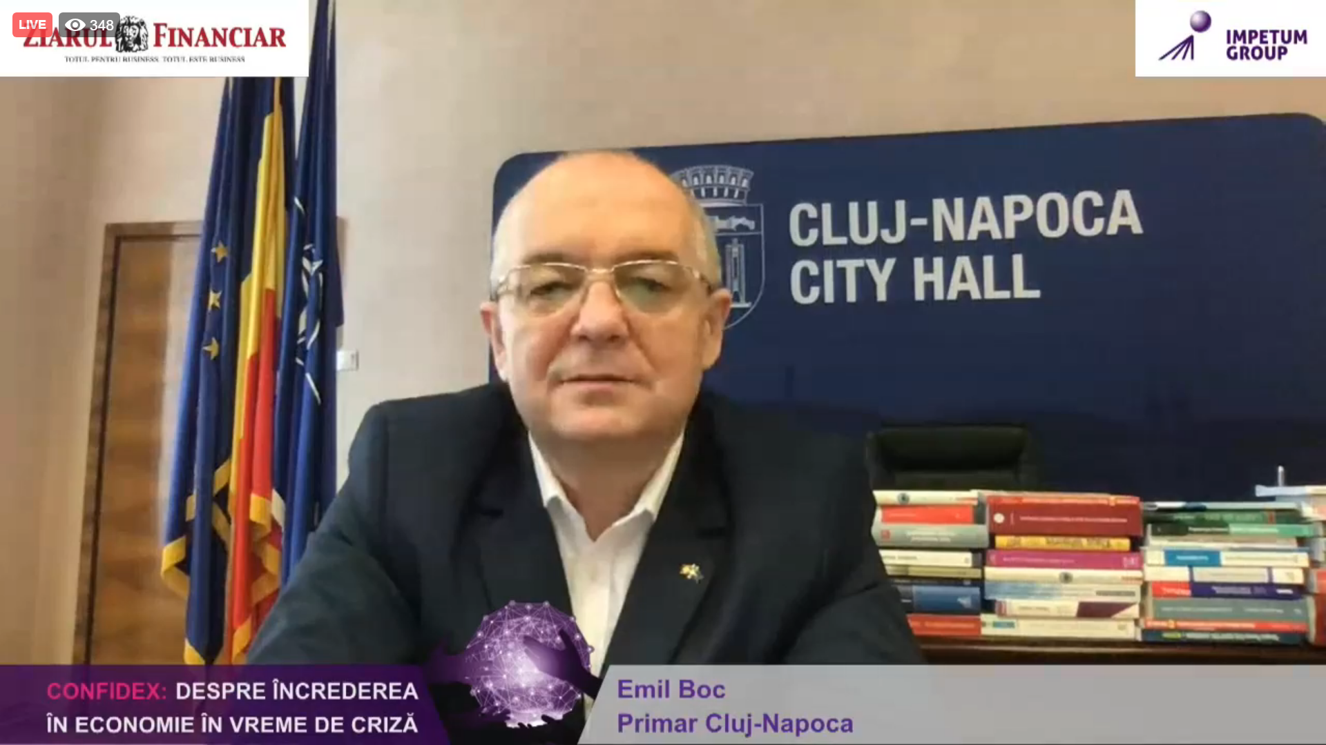 Emil Boc şi-a depus candidatura pentru un nou mandat de primar al oraşului Cluj-Napoca